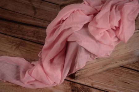 Pink muslin wrap