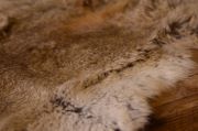Brown faux leather fabric