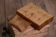 Brown mattress and pillow set