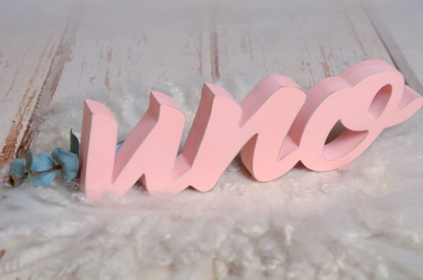 Pink uno letters