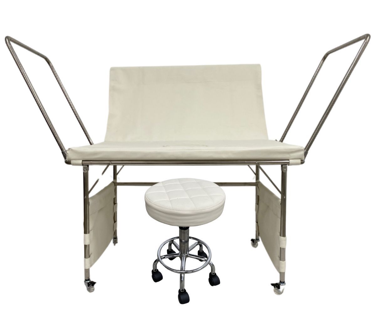 Pack de mesa posicionadora y taburete