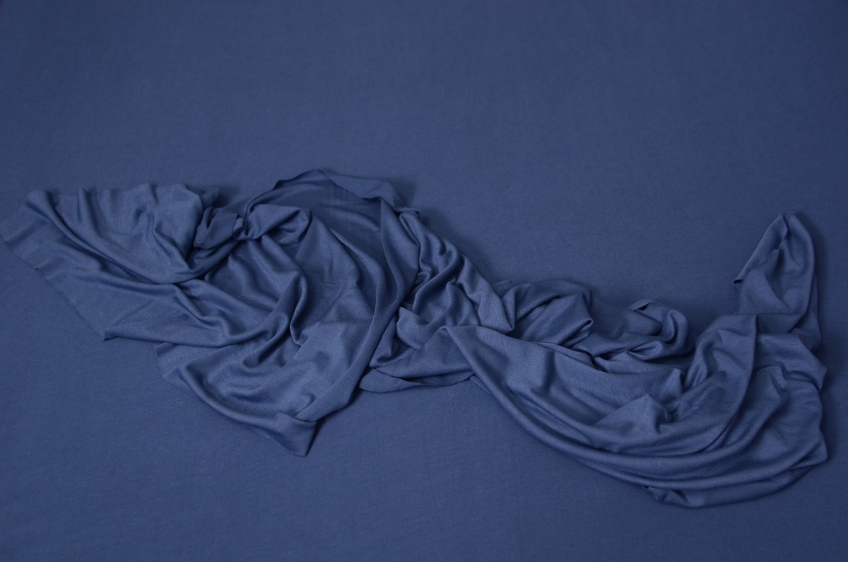 Pack tela y wrap liso azul tejano