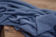 Wrap lisse bleu denim