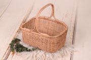 Rustic basket in natural