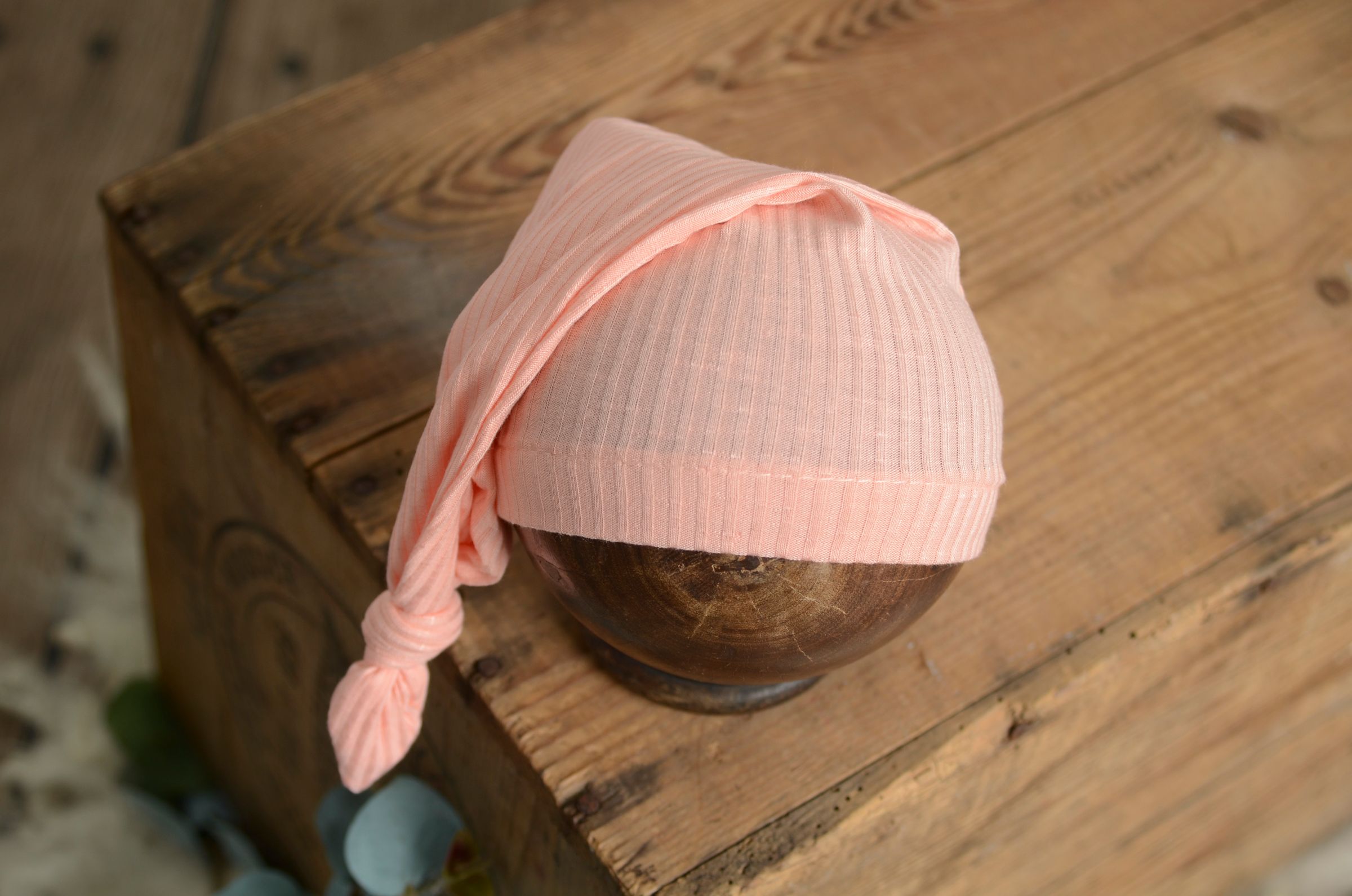 Gorro de dormir salmón