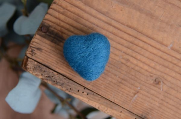 Blue mini heart