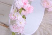 Altalena floreale ciliegio rosa