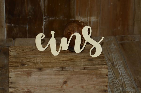 Letters EINS
