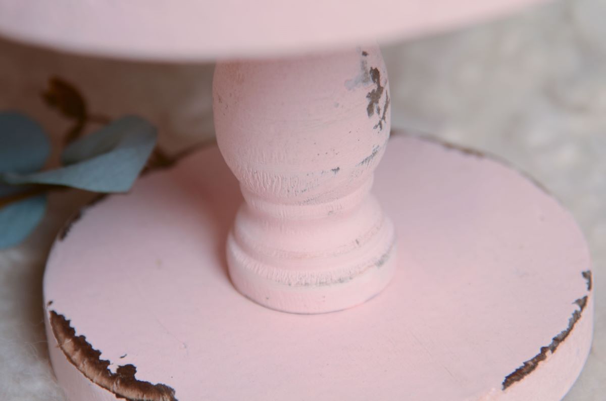 Soporte pequeño para tarta rosa - 23,5 cm para el cumpleaños de tu