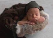 Grey faux leather fabric