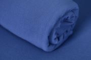 Tissu lisse bleu denim