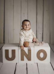 TARA - Set de tres cubos uno-dos blanco