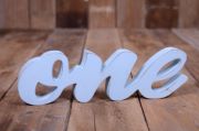 DAMAGED - Blue one letters