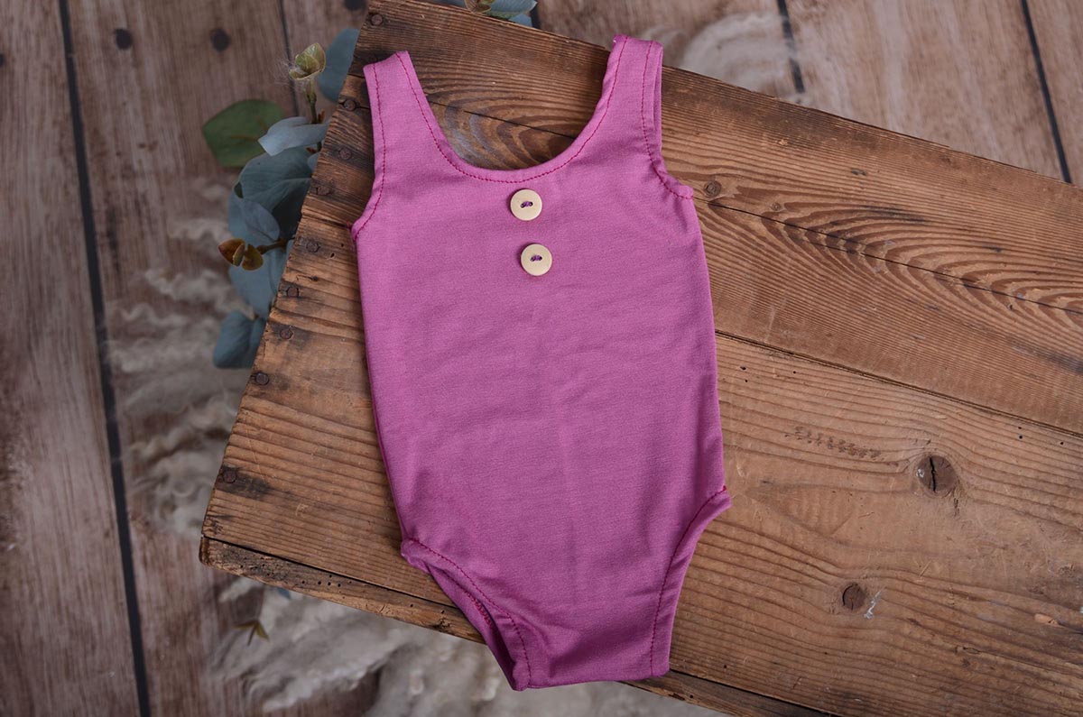 Body de punto sin mangas buganvilla