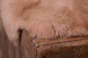 Brown fur fabric