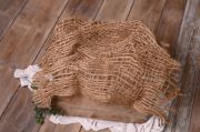 Rustic jute fabric
