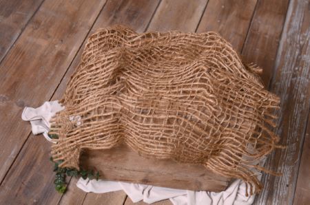 Rustic jute fabric