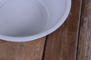 DAMAGED - White small plain tub