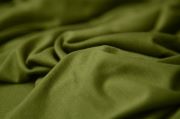 Tissu lisse vert olive