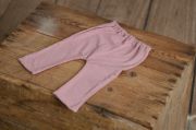 Pantalone in maglia rosa antico