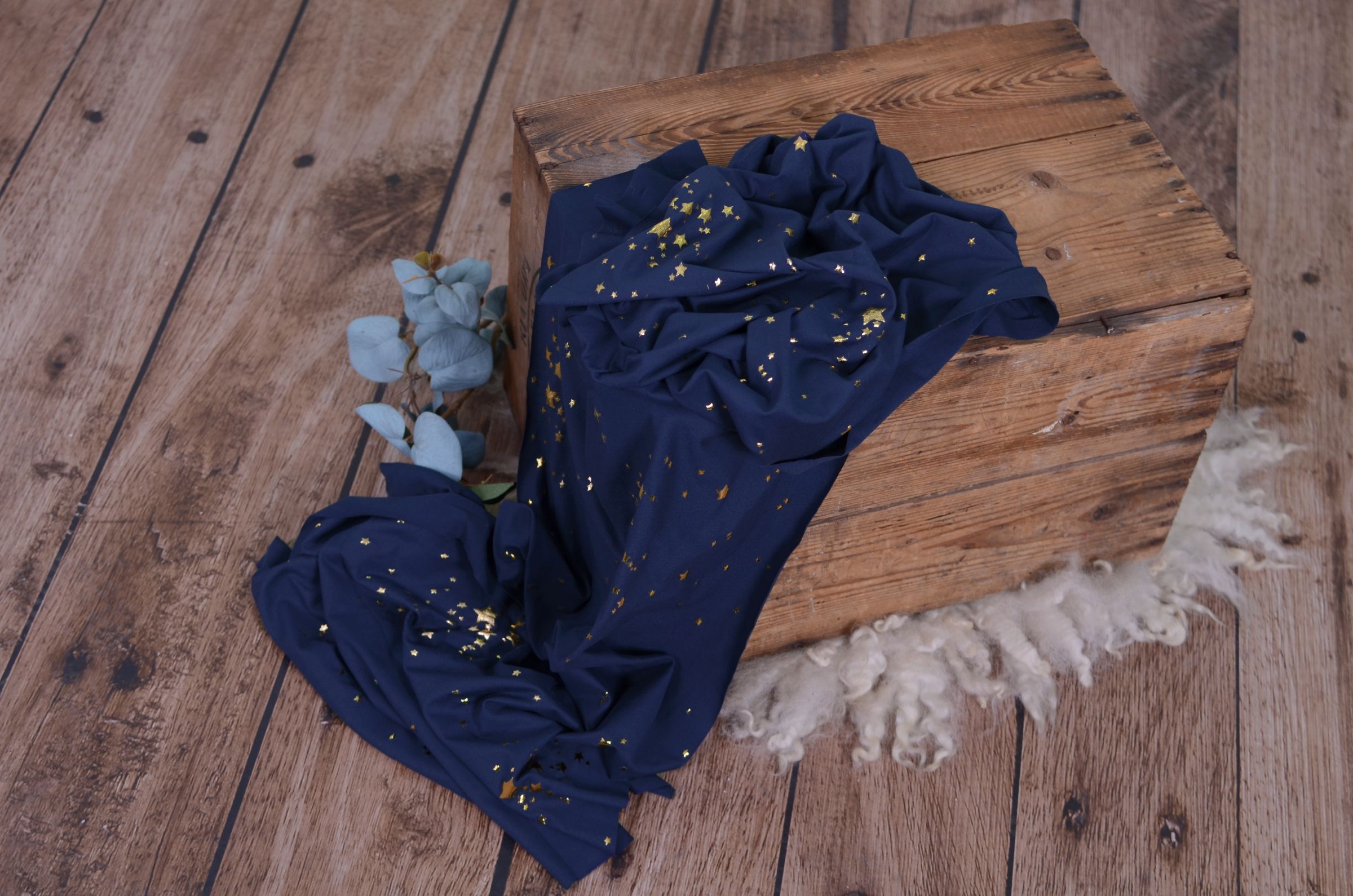 Navy blue stars wrap