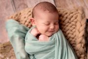 Light camel plaited blanket