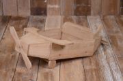 DAMAGED - Brown rustic aeroplane