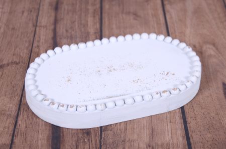 DAMAGED - Oval rustic base