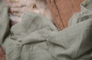 Wrap aus Baumwolle in Graugrün