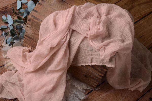 Quartz pink cotton wrap