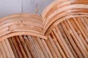 Heart-shaped bowl in rattan