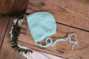 Mint smooth mohair hat