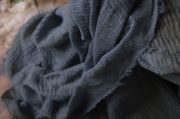 Wrap aus Baumwolle in Graublau