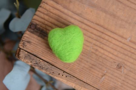 Herzchen in Grün