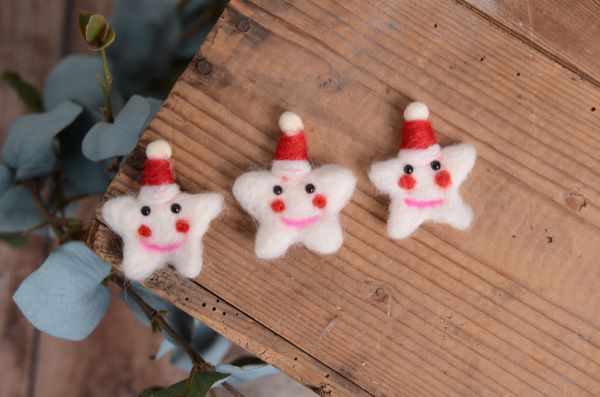Three-unit Christmas mini stars pack
