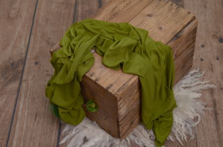 Wrap lisse vert olive