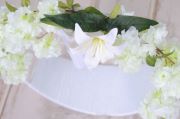 Columpio floral cerezo blanco