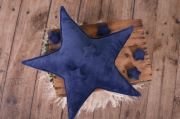 Blue pillow and stars set