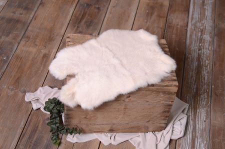 Beige faux leather fabric