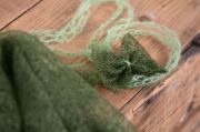 Dark green mesh wrap and headband