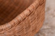 Rustic basket in natural