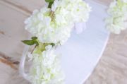 Altalena floreale ciliegio bianco