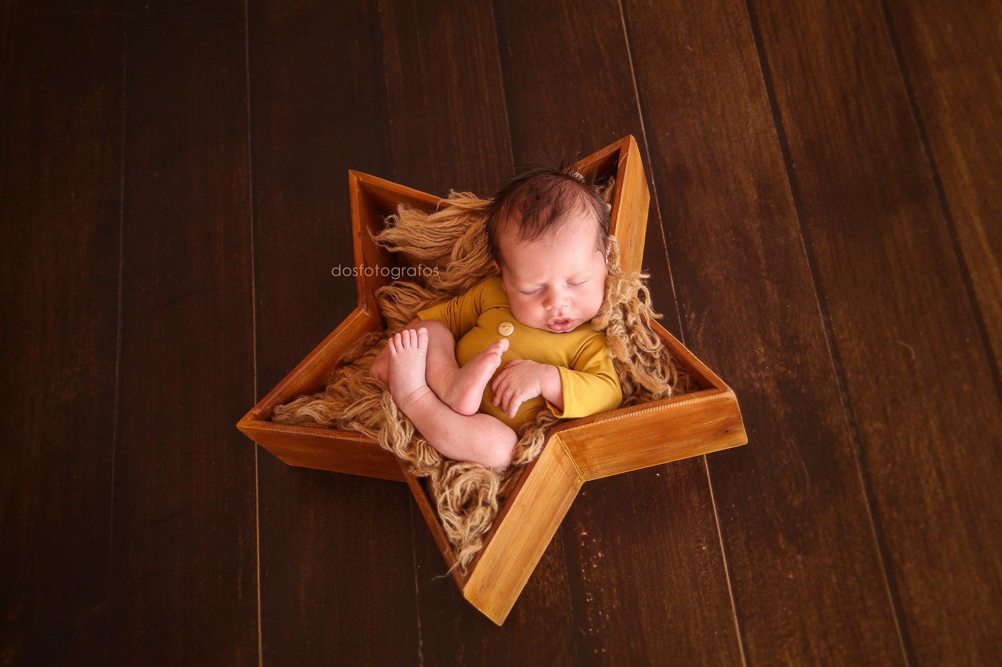 Cuenco estrella marrón