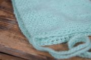 Mint smooth mohair hat