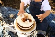 Soporte para tarta blanco