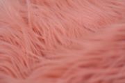 Glatte und extra langhaarige Decke - lachsfarben rosa  