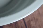 DAMAGED - Green small plain tub