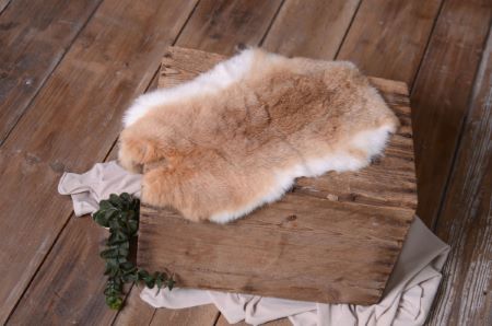 Light brown faux leather fabric