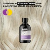 Shampoing Neutralisant Reflets Jaunes Chroma Crème L'Oréal 300 ML 