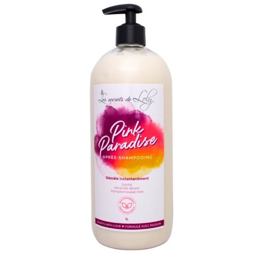 Après-Shampoing Pink Paradise - Les Secrets de Loly 1 Litre